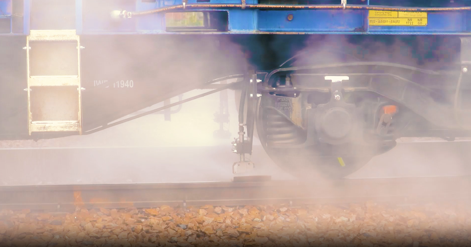 Leaves on the line - high-pressure water jet treatment